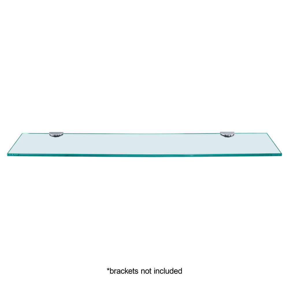 Dulles Glass Rectangle Floating Glass Shelf - 6'' x 33'' , 3/8