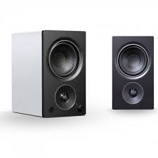 Psb Alpha AM5 Powered Bookshelf Speakers In White