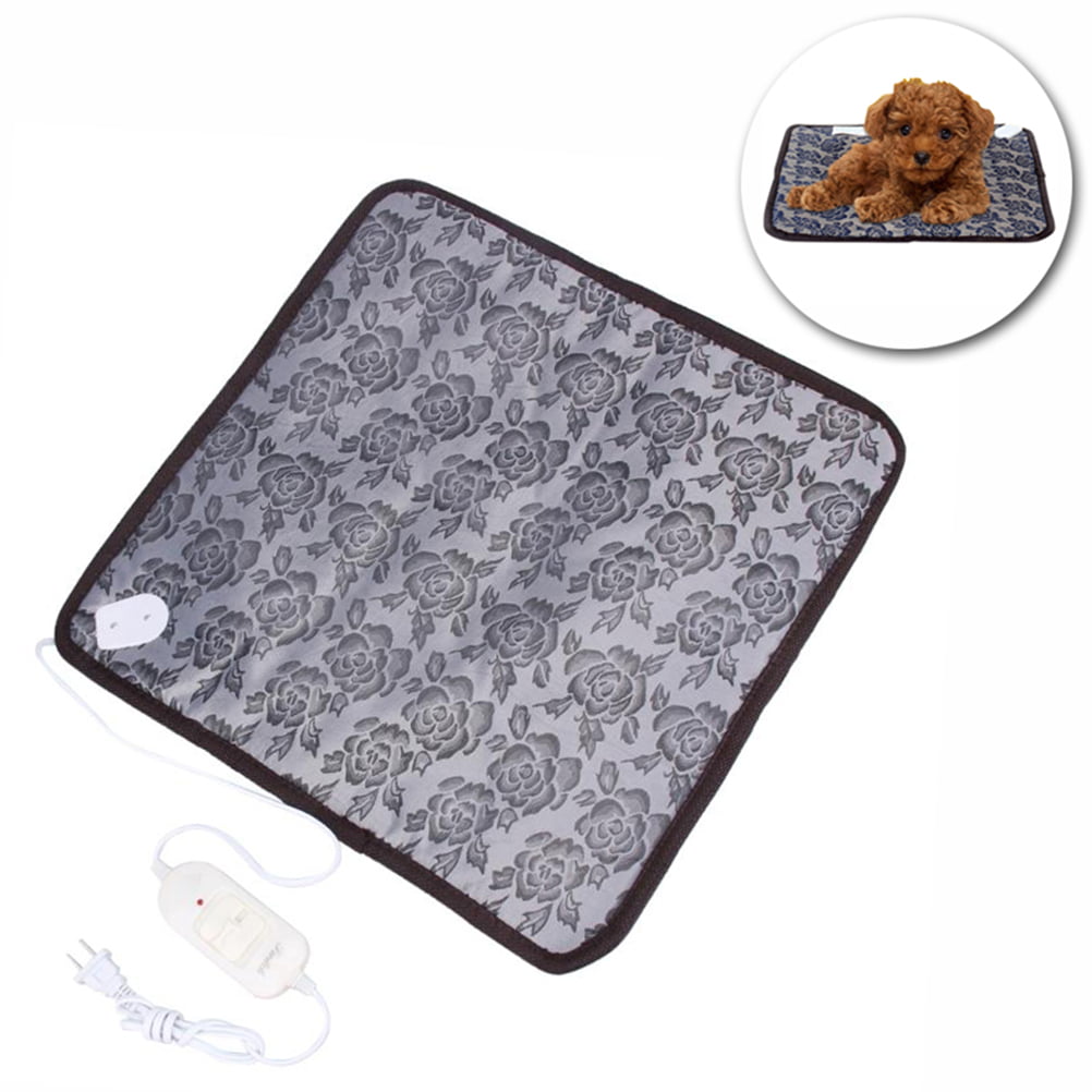 Pet Bed Heating Pad Temperature Control Soft Dog Cat Bunny Kitty Heater Mat Warm Mate Blanket (US Plug)