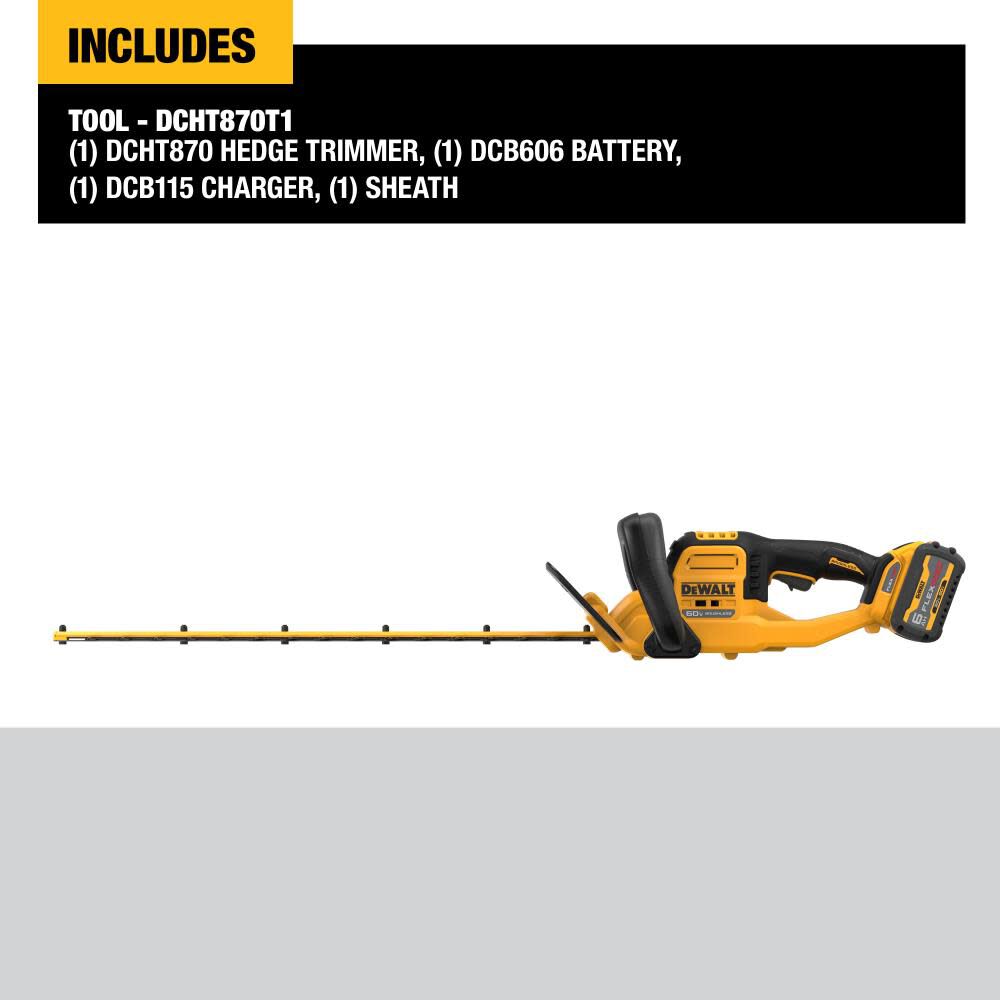 DEWALT 60V MAX Hedge Trimmer 26