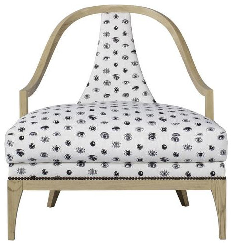 Lynette Chair Reagan Eyes   Transitional   Armchairs And Accent Chairs   by V.S.D Furniture  Houzz