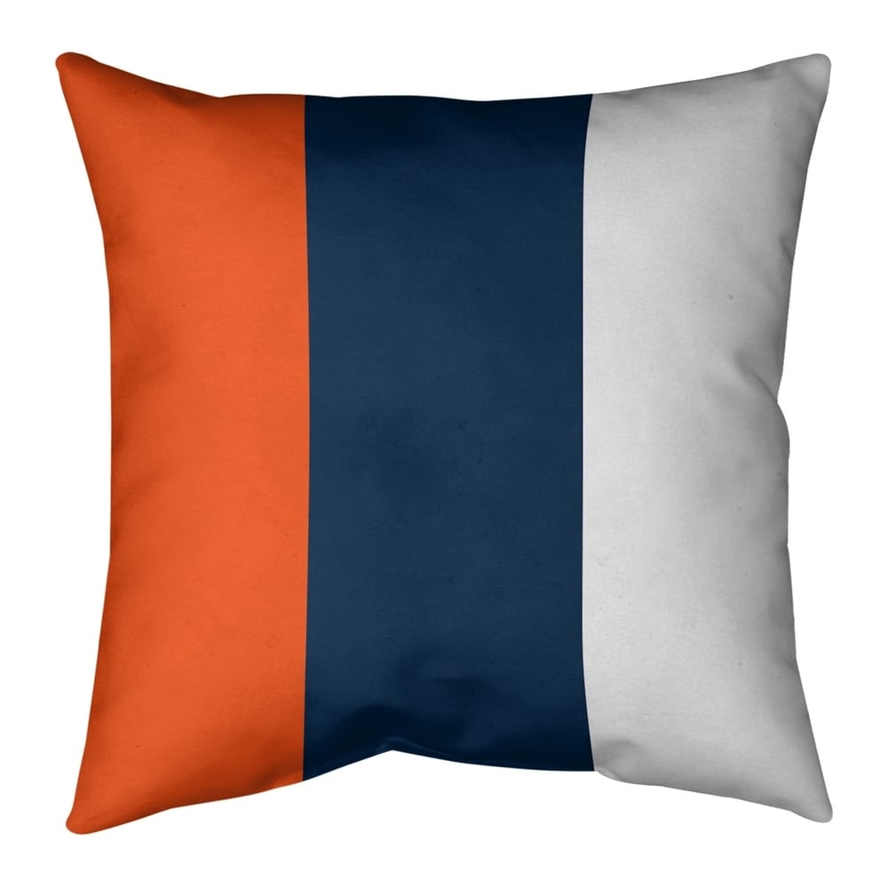 Denver Denver Football Stripes Pillow (Indoor/Outdoor)