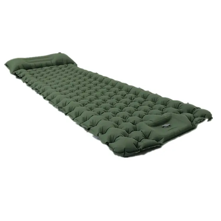 Folding TPU inflatable mat camping mattress sleeping mat for camping