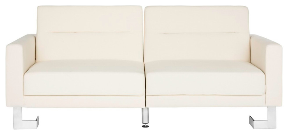 Bree Foldable Sofa Bed Beige   Contemporary   Sleeper Sofas   by Peachtree Fine Furniture  Houzz