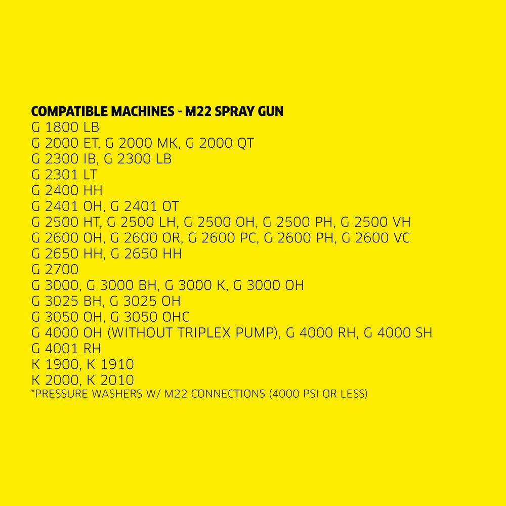 Karcher Universal Trigger Gun for Pressure Washers - M22 8.641-024.0