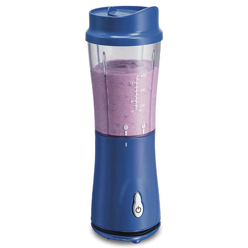 Shakes and Smoothies with BPA-Free Personal Blender, 14 oz, Raspberry