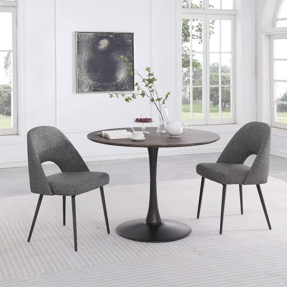 Morden Fort Modern Dining Chair Set of 2 for Kitchen  Living Room  Bedroom