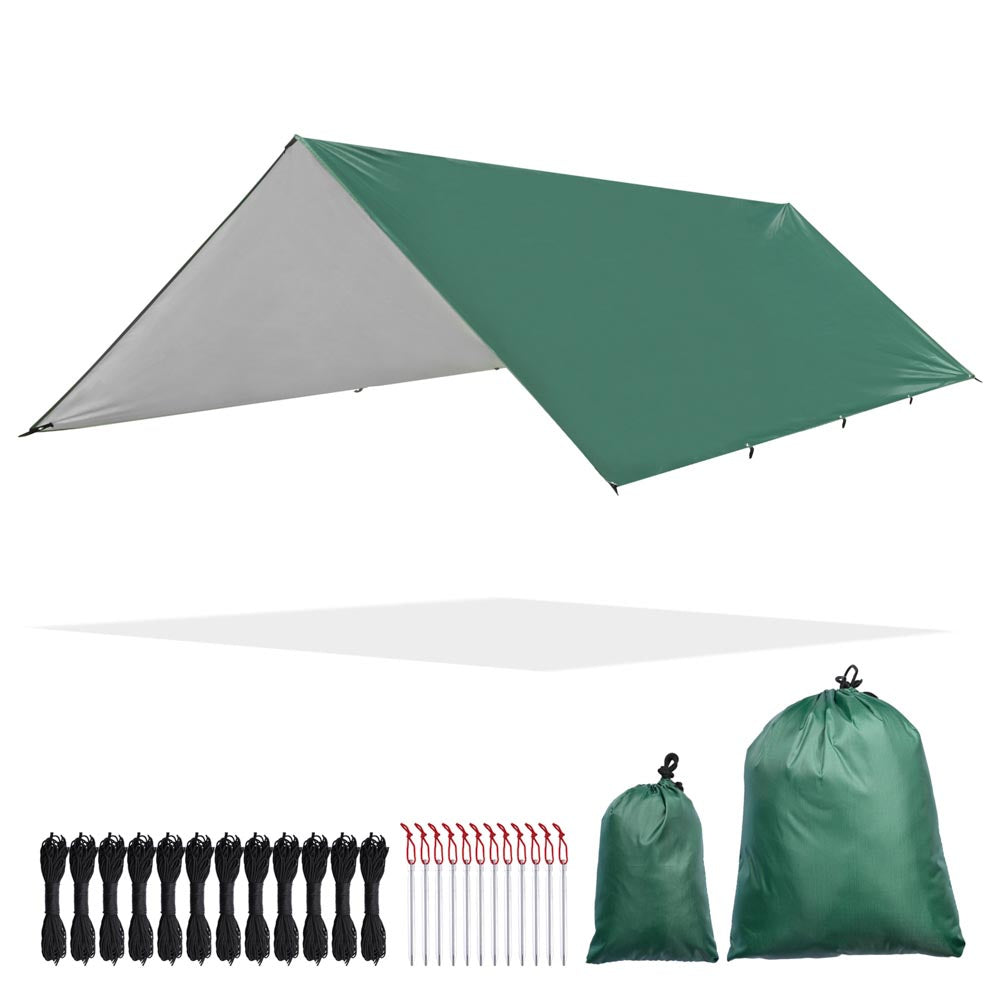 Yescom Camping Tarp Tent Footprint Shelter 10x13ft UV50+ PU3,000mm