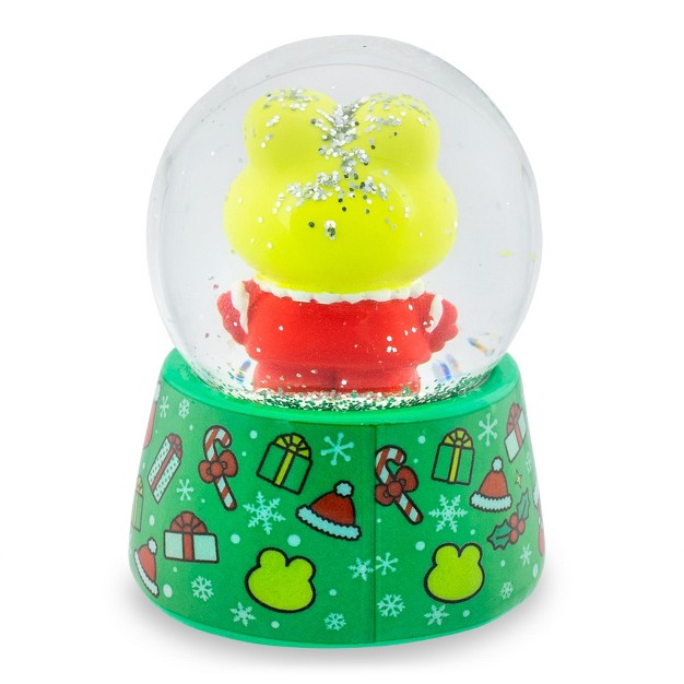 Silver Buffalo Sanrio Keroppi Holiday Mini Snow Globe 2 5 Inches Tall