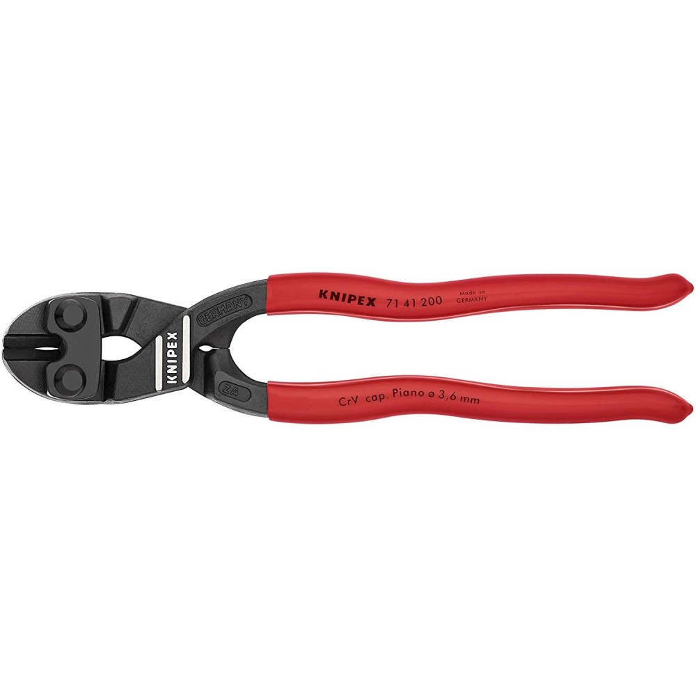 Knipex Bolt Cutter 20 Degree Cobolt Compact 200mm