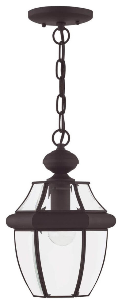 Livex Monterey Outdoor Hanging Lantern   Traditional   Outdoor Hanging Lights   by Designer Lighting and Fan  Houzz