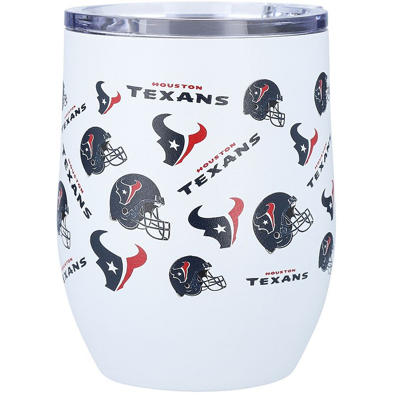 Houston Texans 16oz. Allover Print Stemless Tumbler