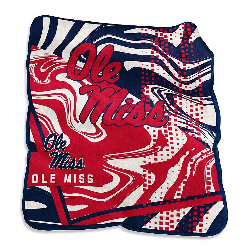 Ole Miss Rebels 50 x 60 Swirl Raschel Throw Blanket