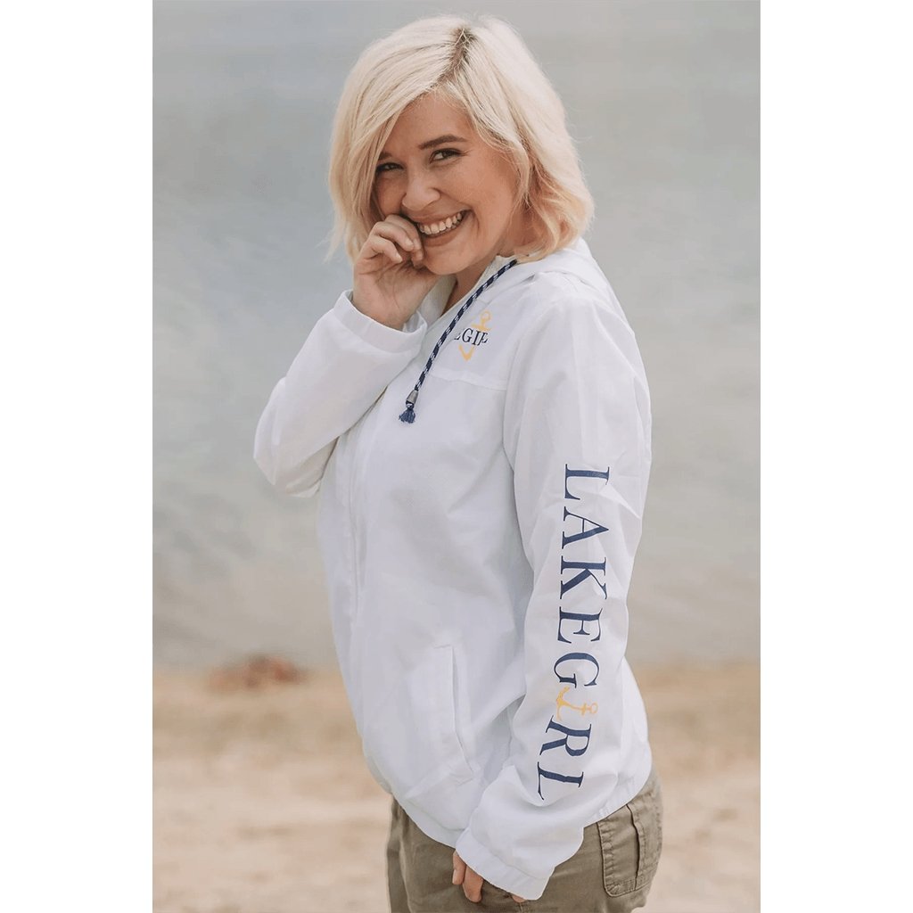 Lake Girl  Windbreaker Full Zip Jacket