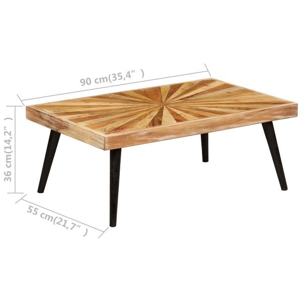 Coffee Table Solid Mango Wood 35.4