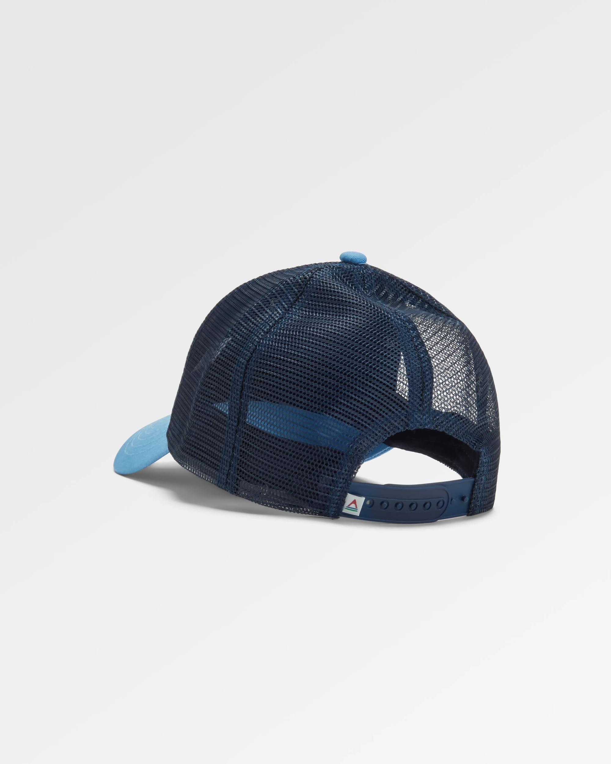 Heritage Mesh Snapback Cap - Cornflower