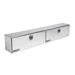 Weather Guard 96.25 Diamond Plate Aluminum Full Size Top Mount Truck Tool Box 396-0-02