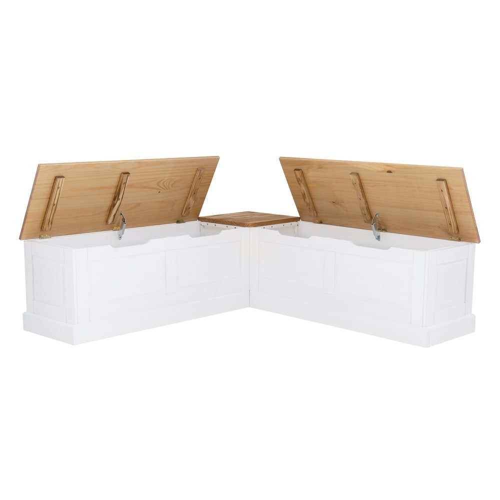 Josie L shaped Backless Breakfast Nook Bench