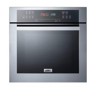 Summit Appliance 24 in. 115-Volt Single Electric Wall Oven in Stainless Steel SEW24115