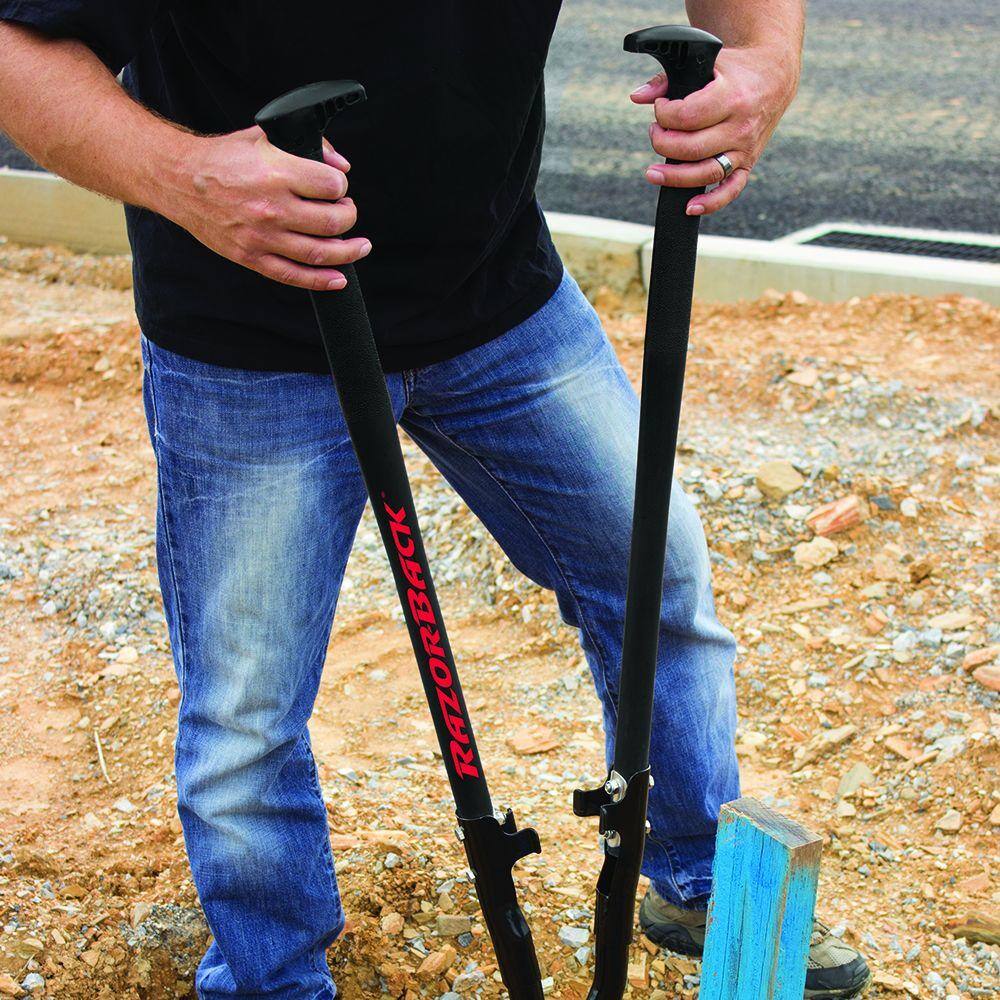 Razor-Back Fiberglass Handle Post Hole Digger 1712000