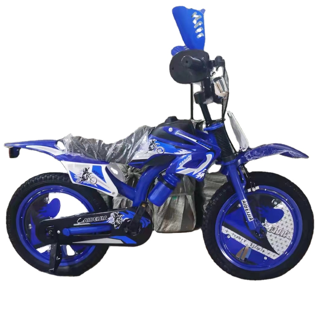 12 16 inch customize factory hot selling cool kids bike for 3 8 years  motor cycle with cushion bicycle for boys