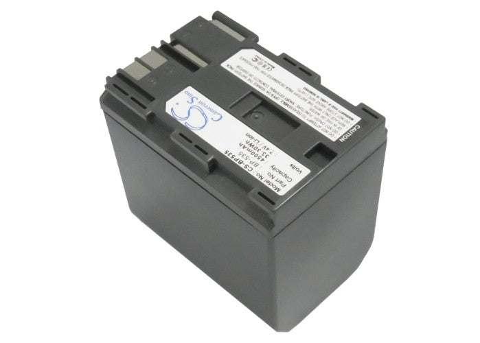 Canon DMMV100X DMMV100Xi DMMV30 DMMV40 4500mAh Replacement Battery BatteryClerkcom Camera