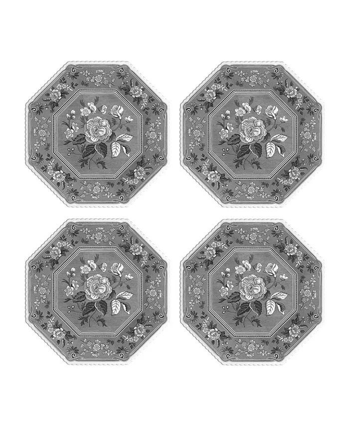 Spode Heritage Collection Octagonal Plate Set Of 4