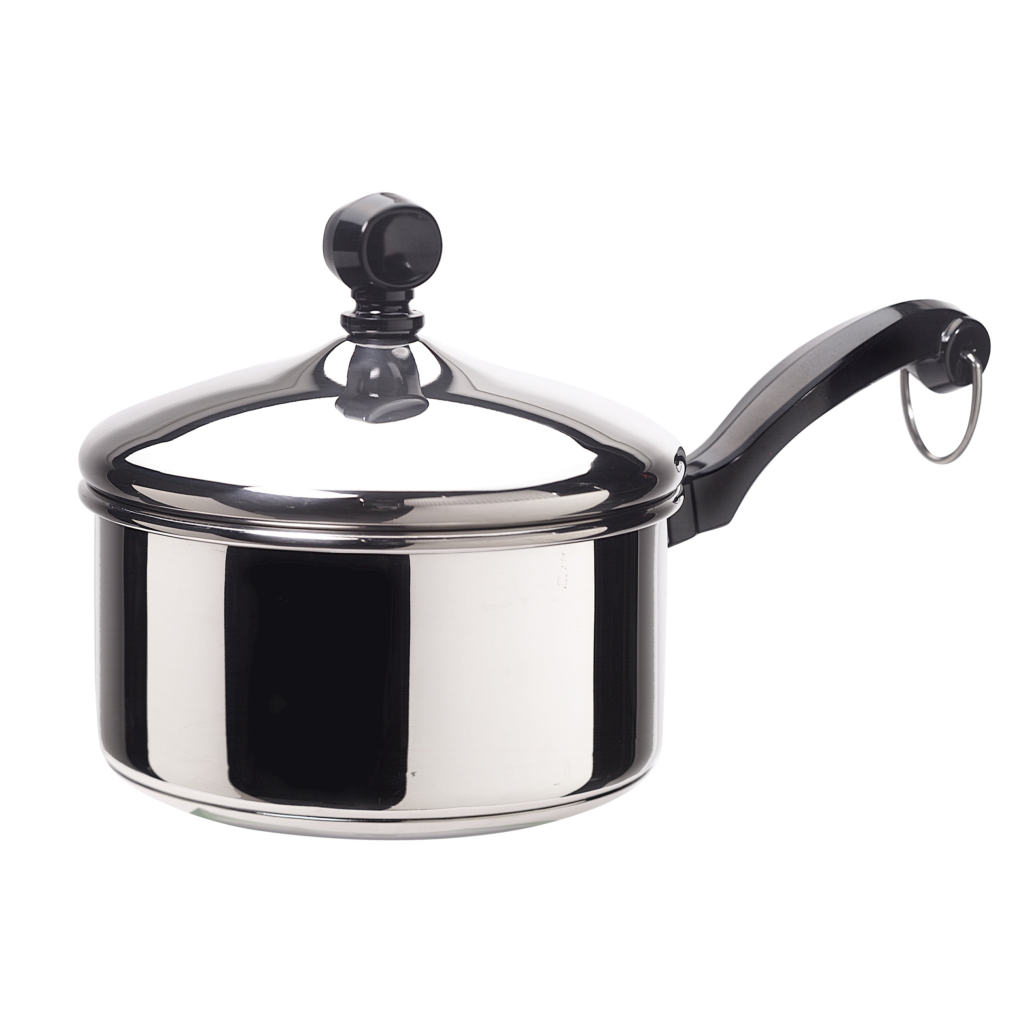 Farberware 1-Quart Classic Series Stainless Steel Saucepan with Lid， Silver