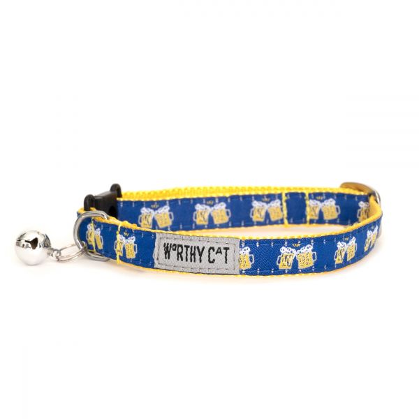 The Worthy Dog Cheers! Cat Collar