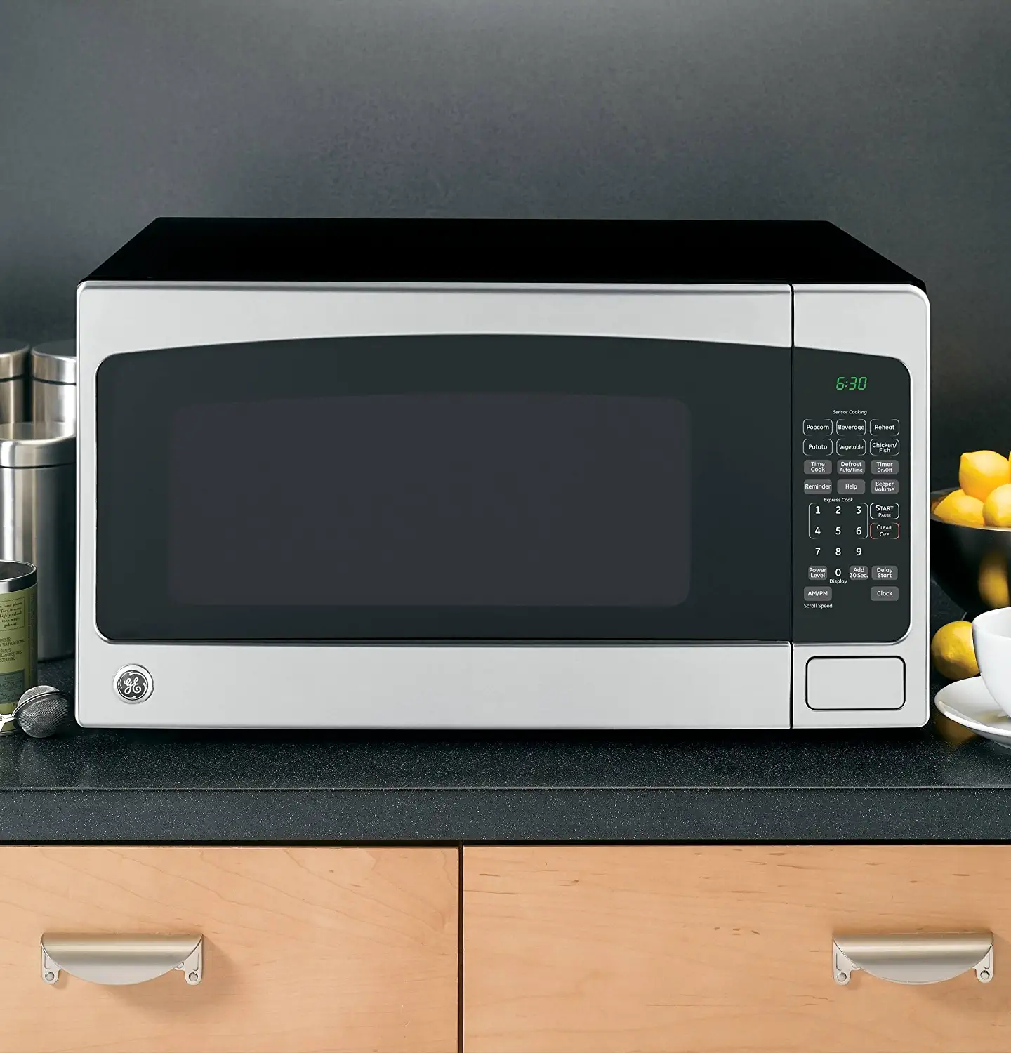 GE JES2051SNSS 2-cu ft 1200-Watt Countertop Microwave (Stainless Steel)