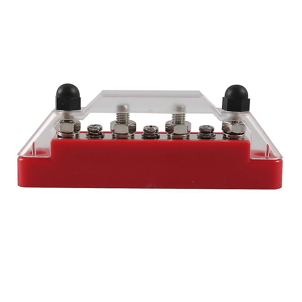 Positive Negative Bus Bar Battery Distribution Block 4 X M6 Car Terminal Block Studs 3 X Terminal B