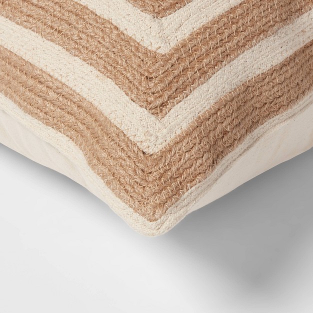 Jute Floor Pillow Neutral