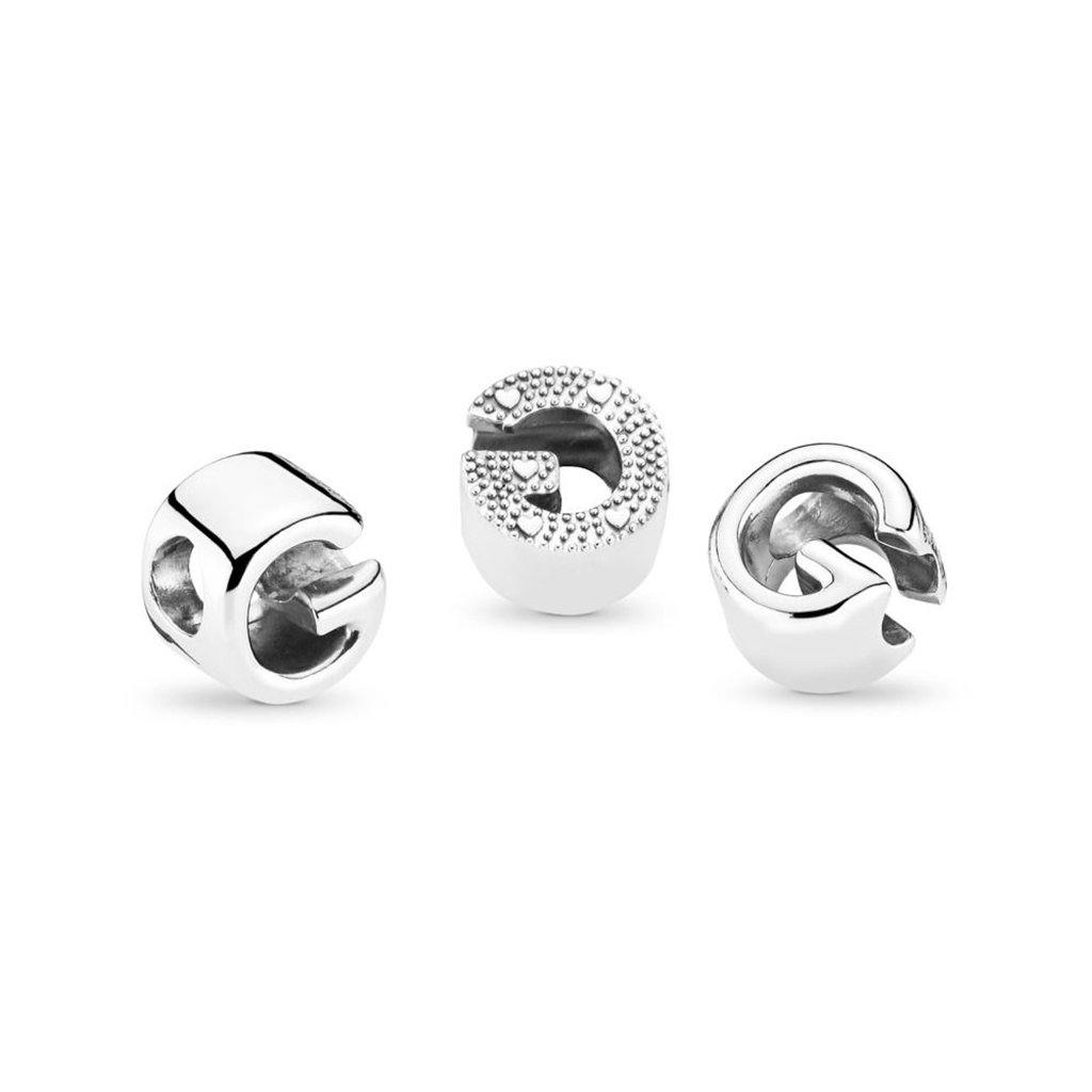 PANDORA  MOMENTS Letter Charm - 'G'