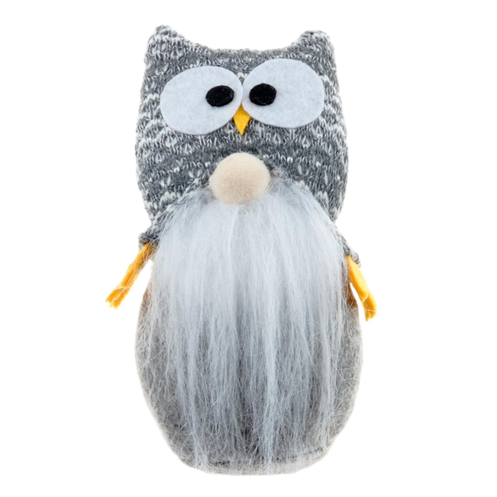 Christmas Doll Cartoon Owl Long-legged Dwarf Dolls Faceless Dwarf Doll Desktop Stuffed Toy Decor