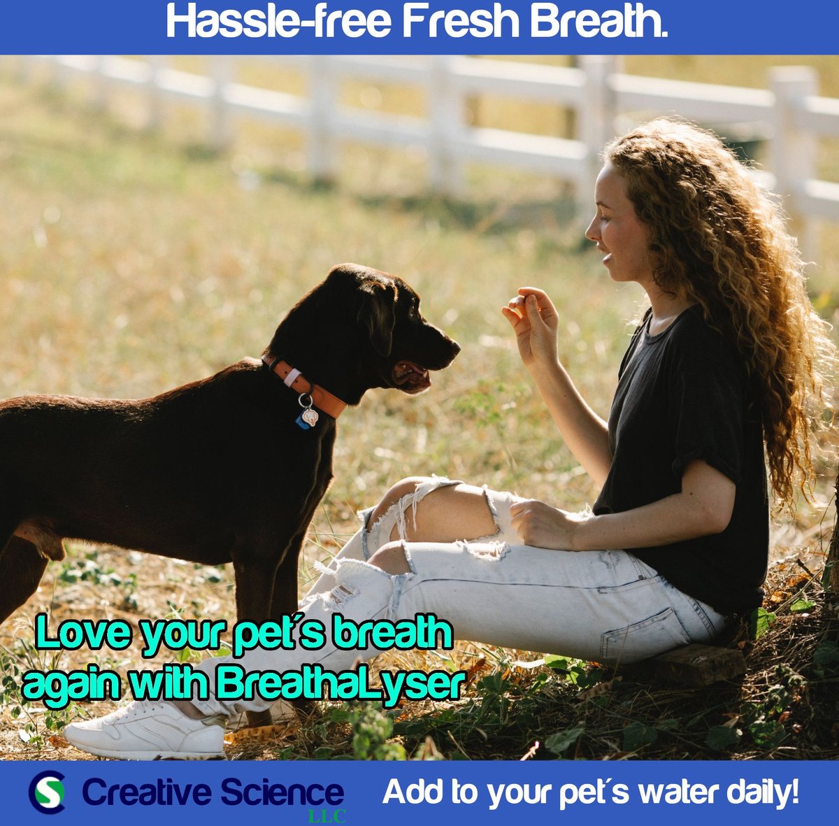 Creative Science BreathaLyser Dog and Cat Dental Water Additive