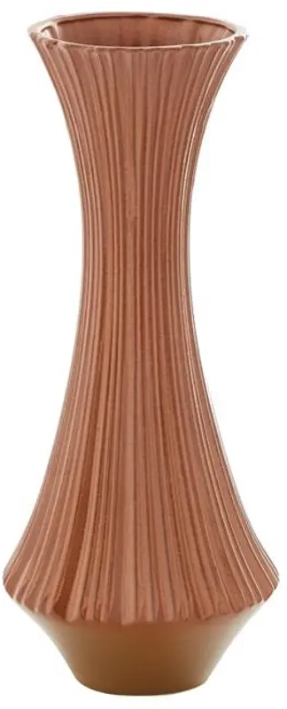 Tan 20 Inch Ceramic Vase