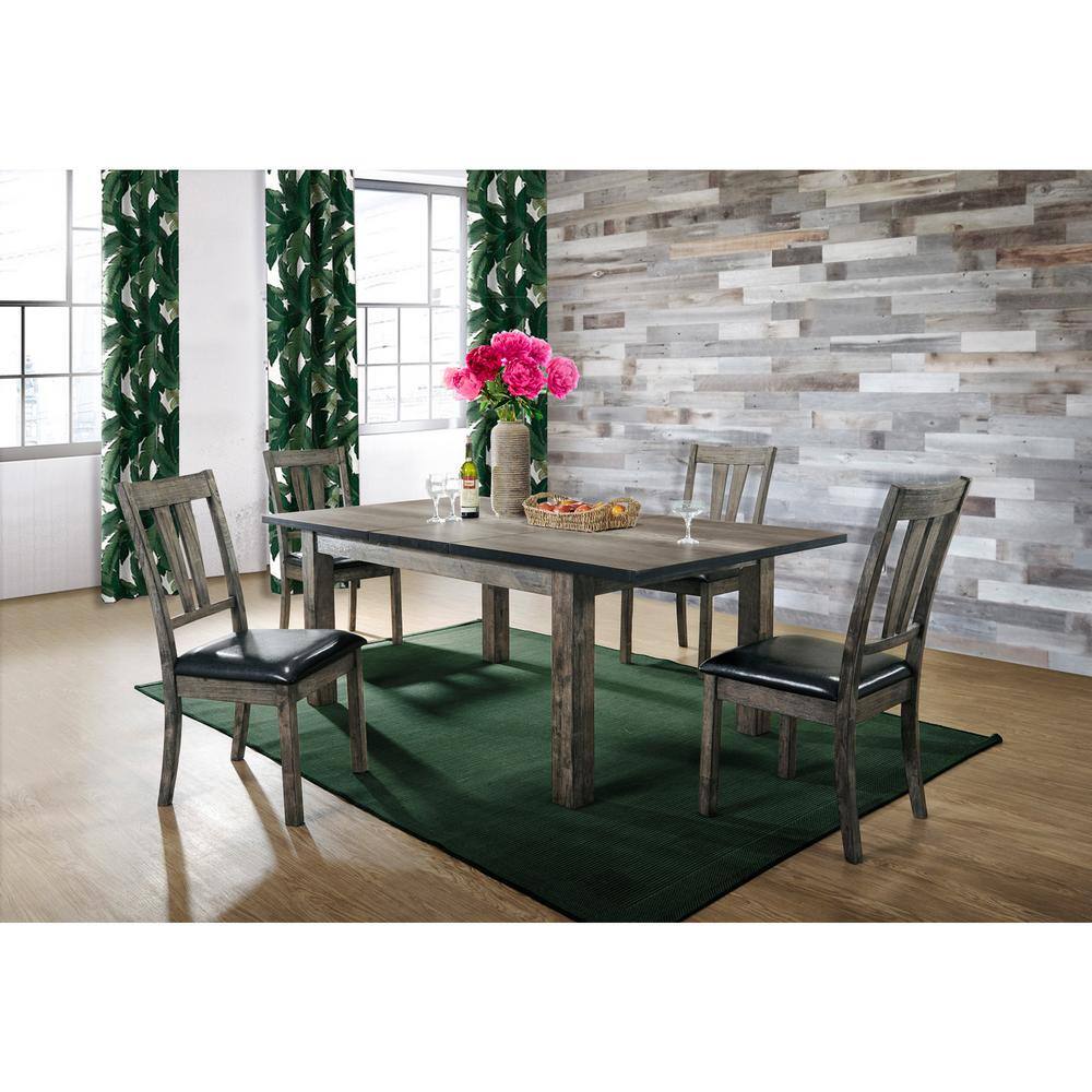 Picket House Furnishings Grayson Rustic Gray Oak Dining Table DNH100DT