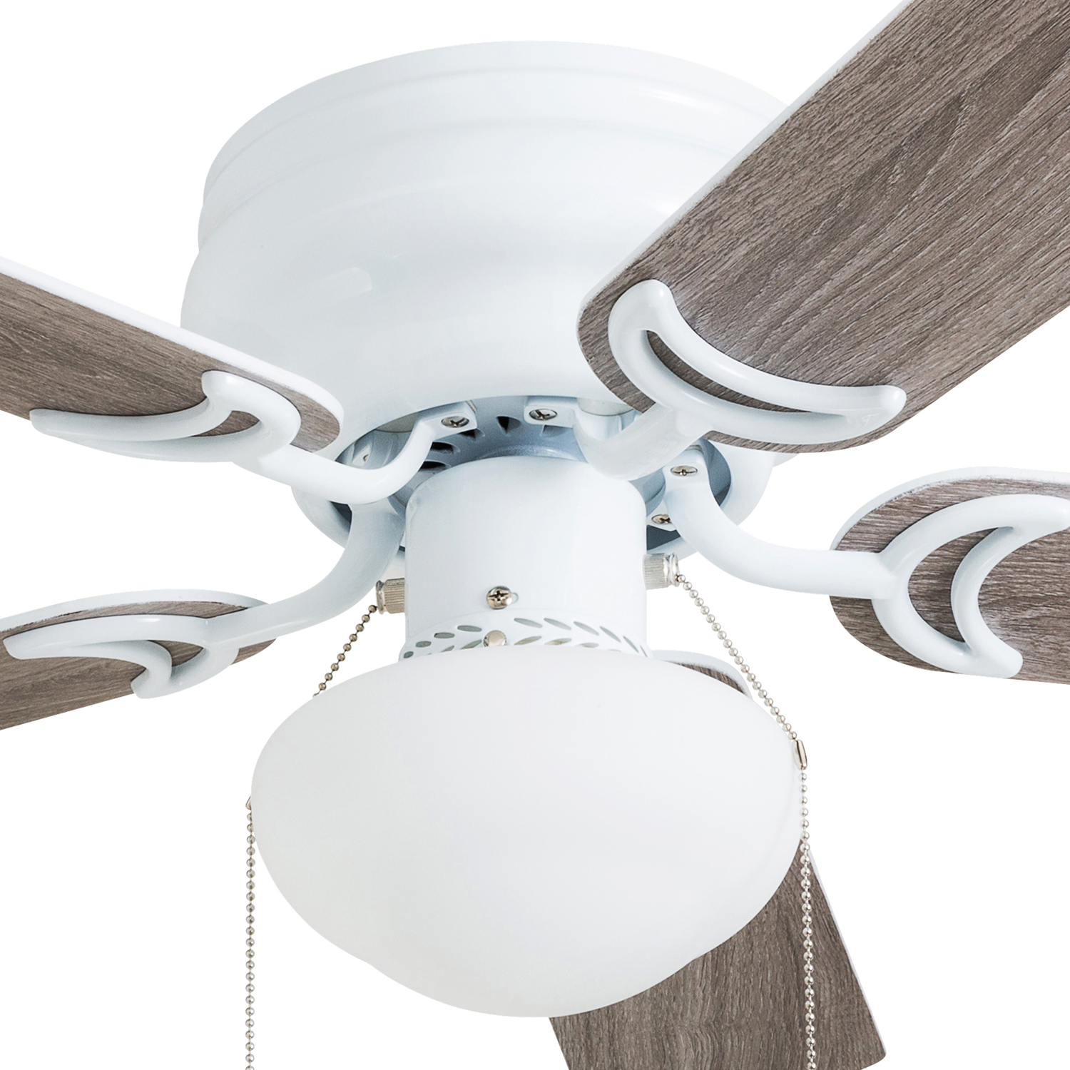 Prominence Home 42 Alvina Flush Mount Indoor White Ceiling Fan