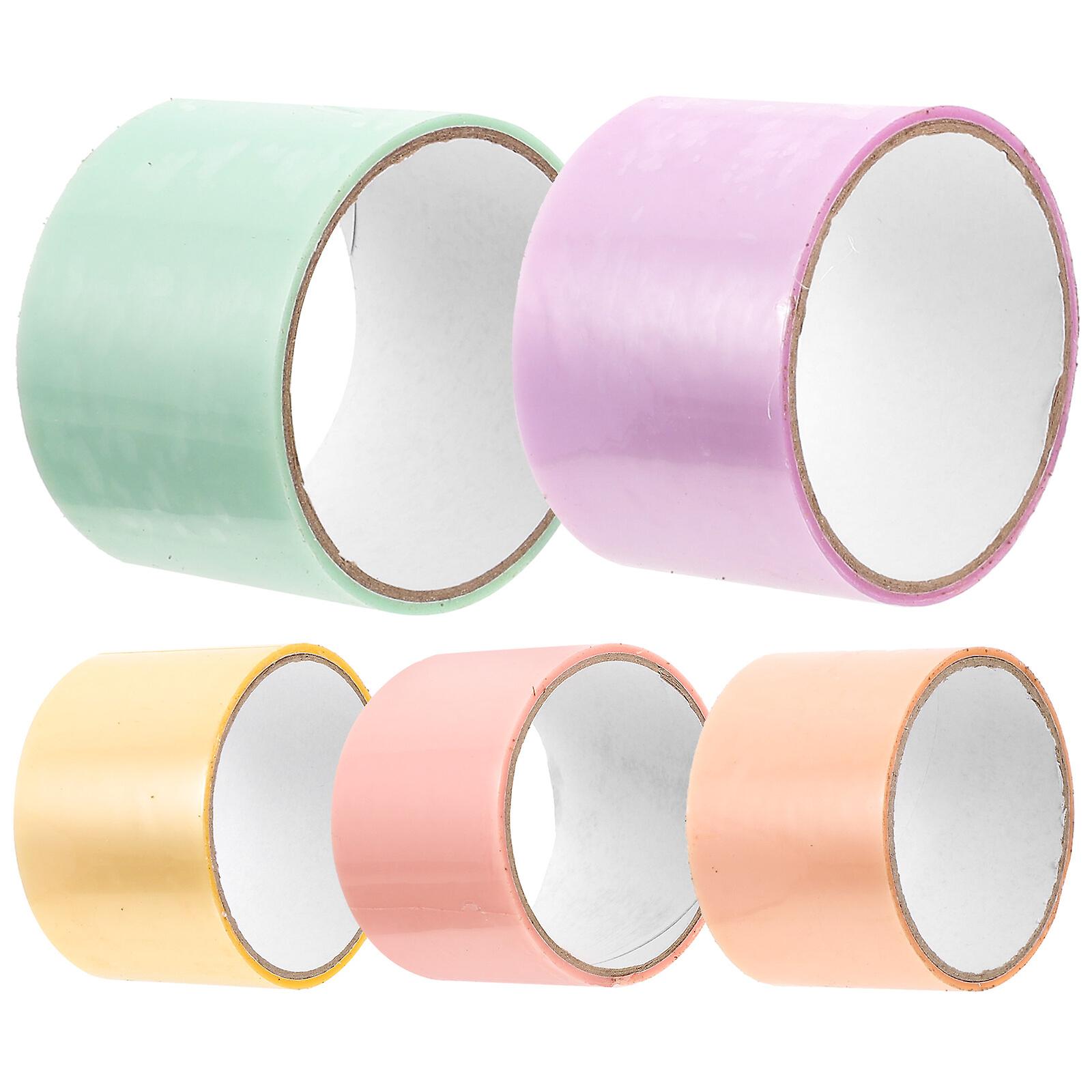 5 Rolls Of Sticky Ball Tape Material Adhesive Craft Rolling Tape Decompression Tape Plaything