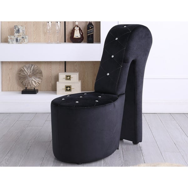 Best Master Furniture High Heel Shoe Upholstered Lounge Chair