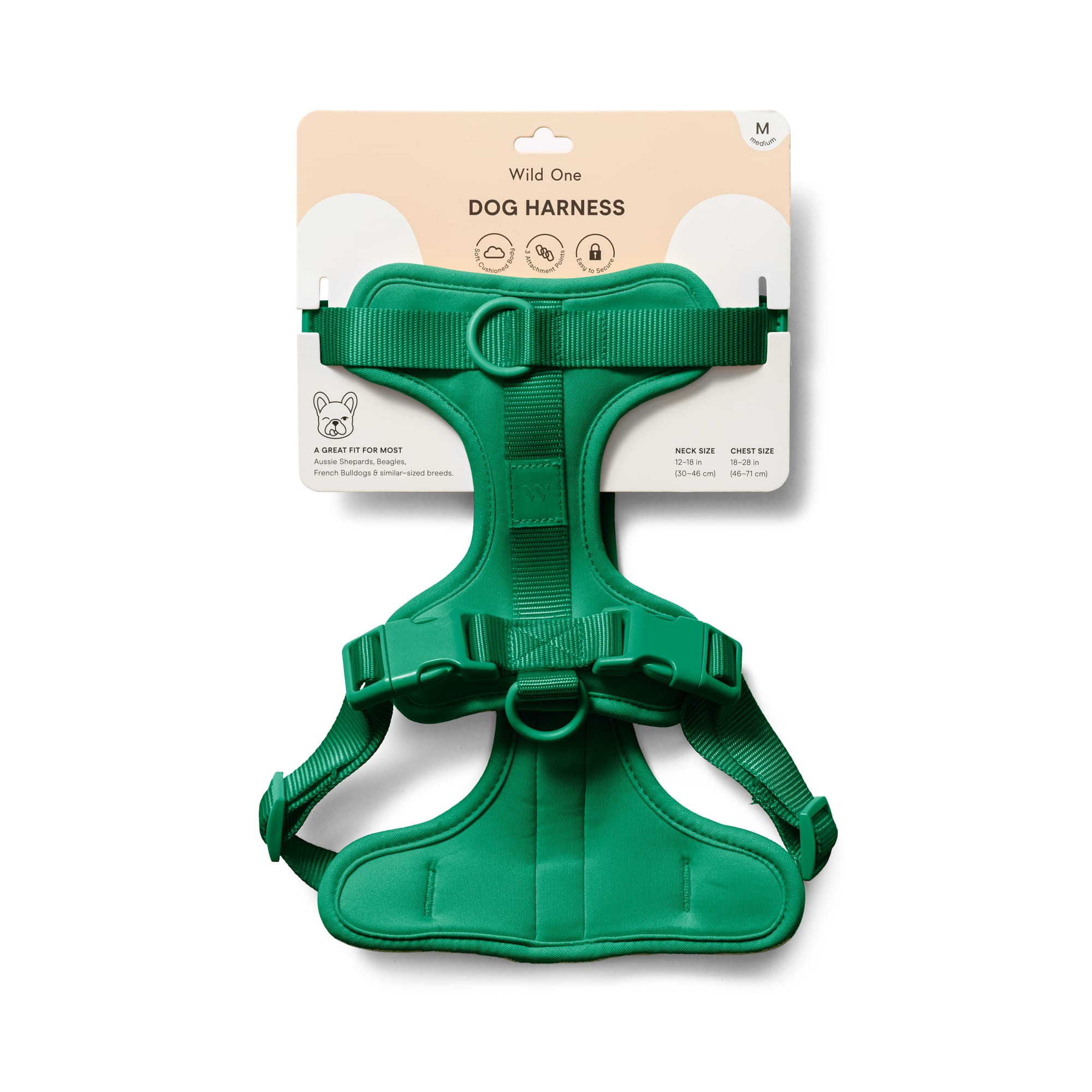 Wild One Spruce Dog Harness， Medium