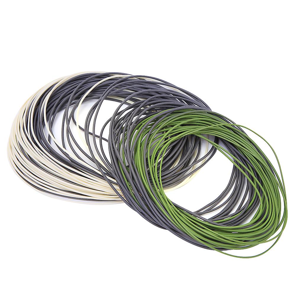 3 Color Grass Green/gray Purple/ivory Pvc Nylon Weight Forward Floating Fly Fishing Main Linedt6f