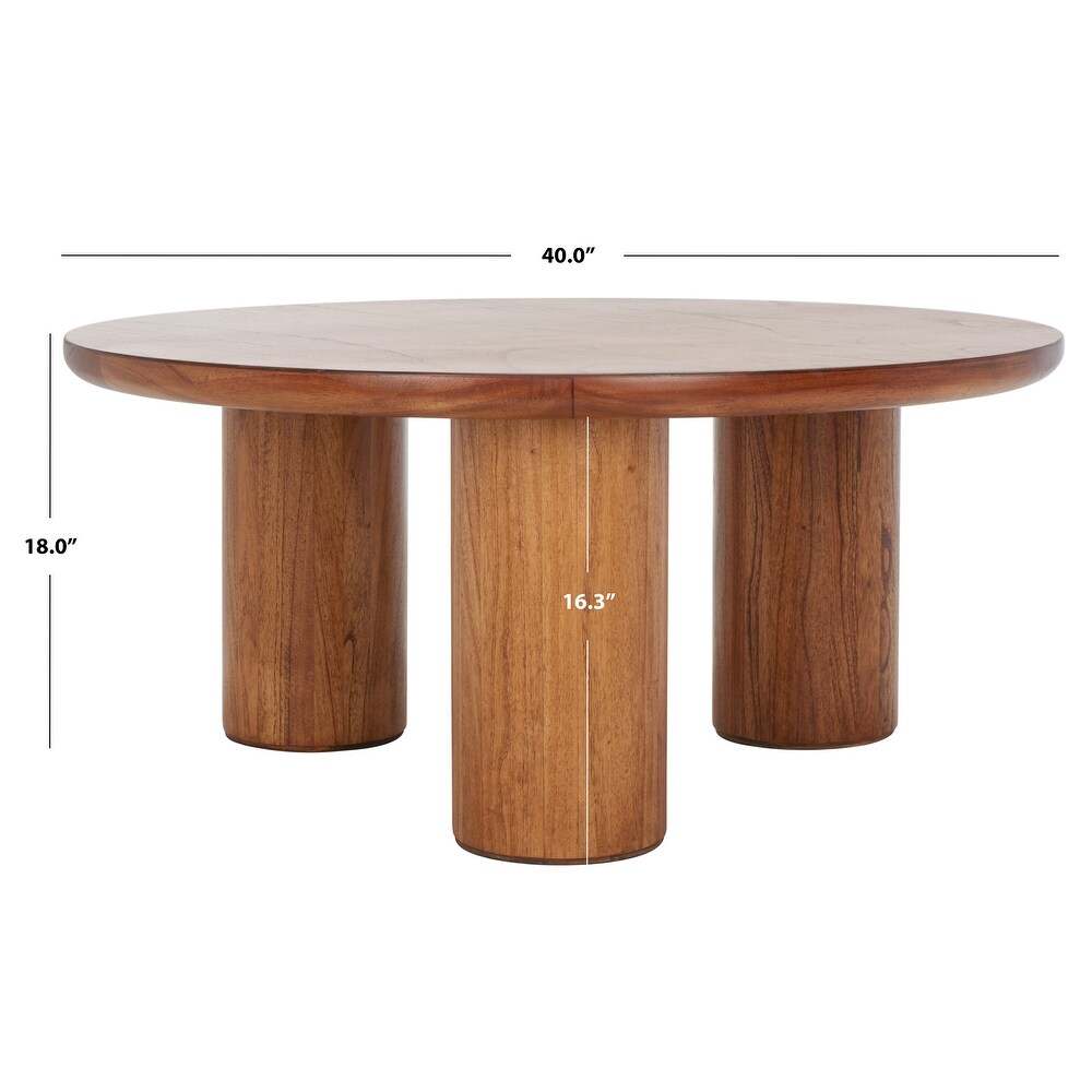 SAFAVIEH Mork 3 Leg Round Coffee Table   40\