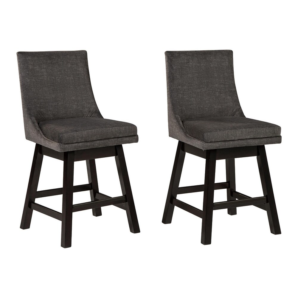 Tallenger Upholstered Swivel Stool (Set of 2)