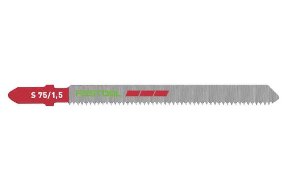 Jigsaw Blades S 75/2 for Plastics ; Pack of 5 ;