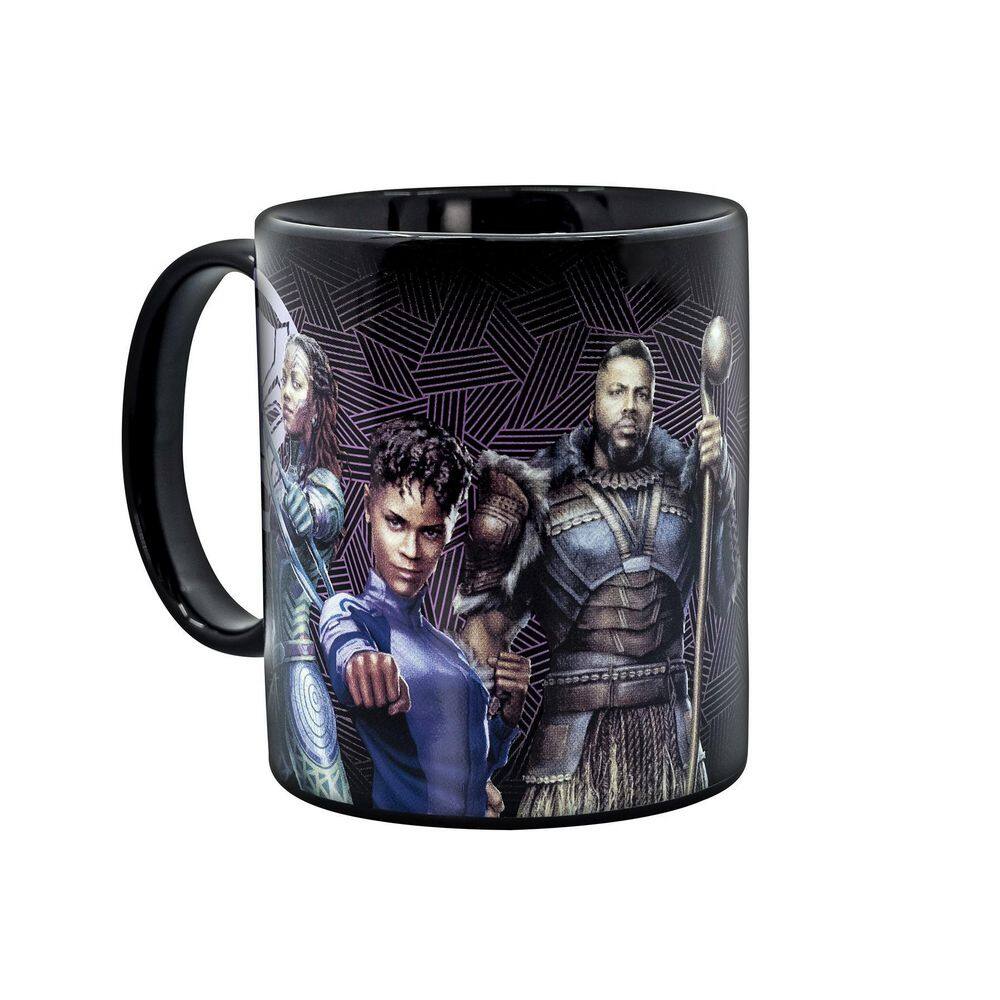 Uncanny Brands Marvel's Single- Cup Black Drip Coffee Maker Panther Wakanda Forever Coffee Mug with Warmer for Your MW1-MVM-BPA1