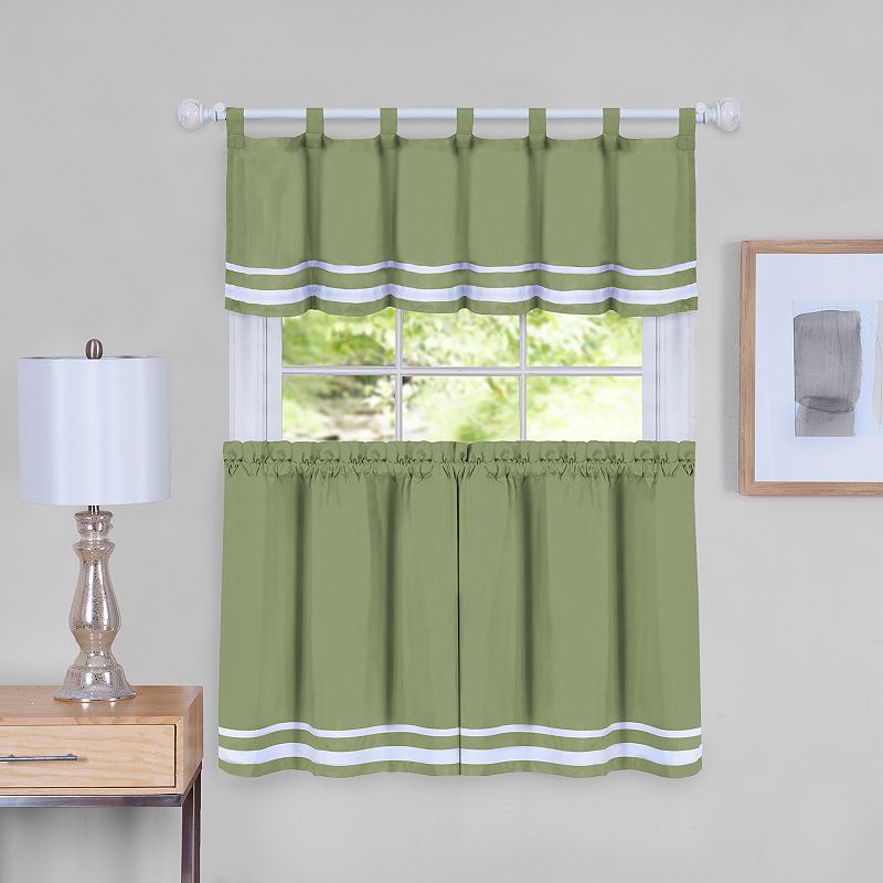 Achim Dakota Tier Pair and Valance Set