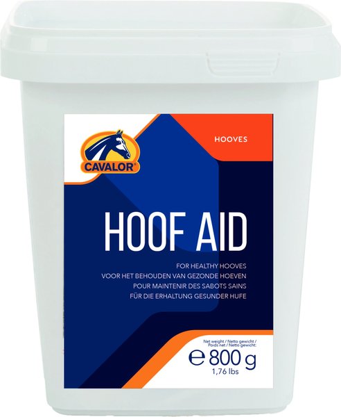 Cavalor Hoof Aid Powder Horse Supplement， 800-gram tub