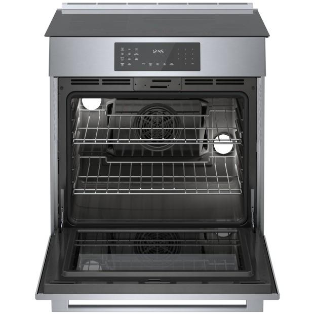 Bosch 30-inch Slide-in Induction Range with Genuine European Convection HIIP057C