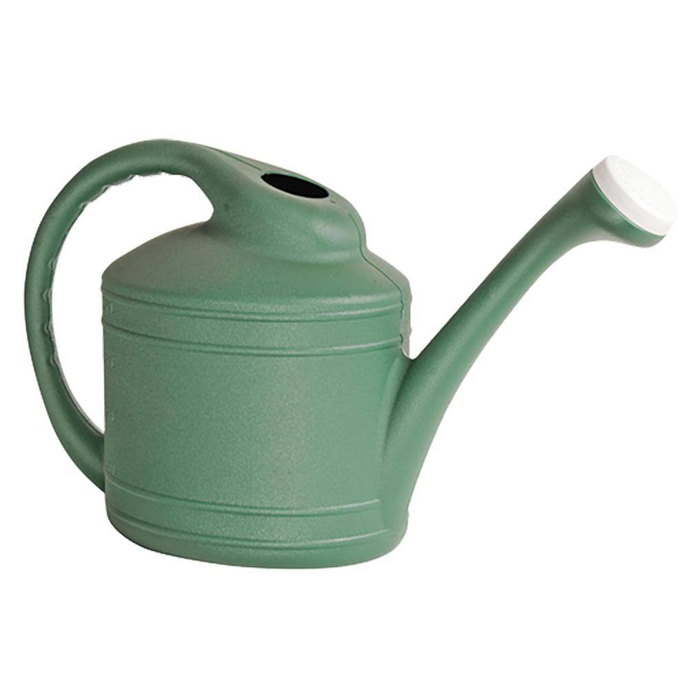 Southern Patio Large 2 Gal. Green Plastic Garden Plant Watering Can (2-Pack) Resin 2 x SPAT-WC8108FE